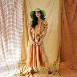 Ace & Jig Noah Belted Maxi Dress in Sorbet in XS